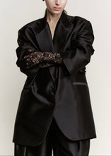 Load image into Gallery viewer, Elongated Oversize Blazer, Black
