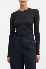 Load image into Gallery viewer, Amy Blouse, Dark Grey Melange
