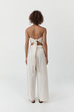 Load image into Gallery viewer, Everyday Relaxed Pants, Ecru Stripe
