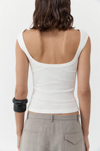 Load image into Gallery viewer, Organic Cotton Ballerina Top, White
