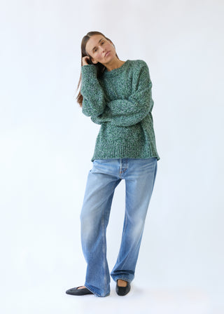 Braided Lambswool Crew, Kelly Twist