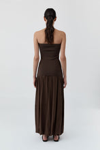 Load image into Gallery viewer, Strapless Balloon Hem Dress, Cedar
