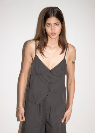 Seam Top, Black Stripe