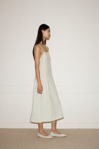 Linen Strap Dress, Pastel Pistachio
