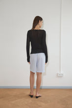 Load image into Gallery viewer, Open Work Longsleeve, Black

