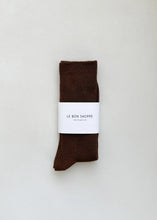 Load image into Gallery viewer, Trouser Socks, Dijon Brown
