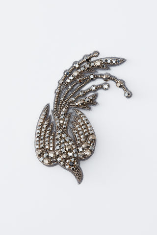Swallow Brooch, Black