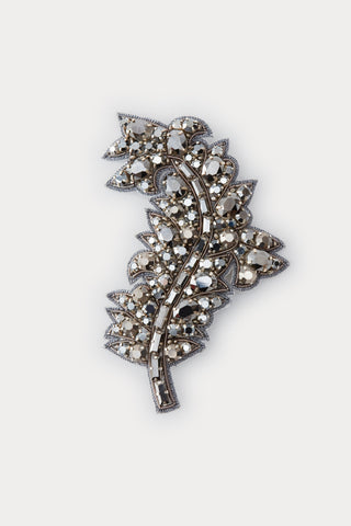 Plume Brooch, Black