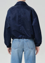 Load image into Gallery viewer, Bubble Hem Bomber, Navy
