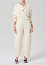 Load image into Gallery viewer, Rhomboid Henley, Cream

