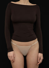 Load image into Gallery viewer, Recline Bateau Longsleeve, Espresso

