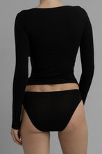 Load image into Gallery viewer, Recline V Long Sleeve, Black
