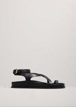 Load image into Gallery viewer, Jalen Slim Sandal, Black
