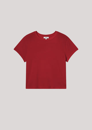 Adine Shrunken Tee, Brick