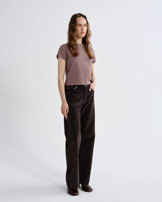 Adine Shrunken Tee, Mauvine