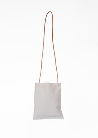 Washed Canvas Pochette, White
