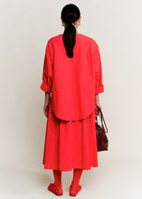 Load image into Gallery viewer, Relaxed Circle Skirt, Crimson
