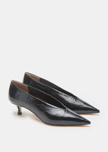 Load image into Gallery viewer, Babouche Kitten Heel, Black
