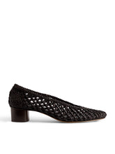 Load image into Gallery viewer, Knotted Ballet Pump, Chocolate
