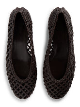 Load image into Gallery viewer, Knotted Ballet Pump, Chocolate
