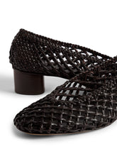 Load image into Gallery viewer, Knotted Ballet Pump, Chocolate
