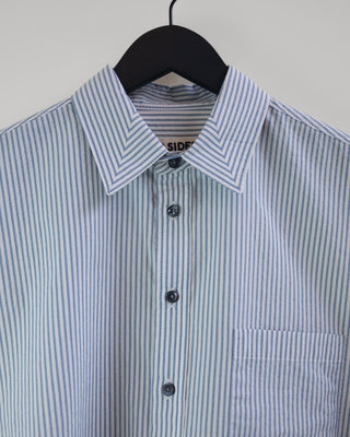 Nolan Shirt, Blue/White Yarn Dye Stripe