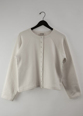 Snap Cardigan, Oyster Overdye