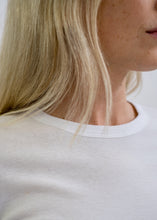 Load image into Gallery viewer, Double Tee, White/Pale Yellow
