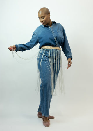 Beaded Fringe Belt