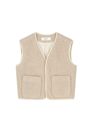 Birley Vest, Ecru