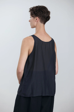 Load image into Gallery viewer, Loose Tank Top, Faded Black
