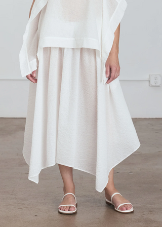 Paper Skirt, White