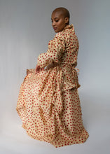 Load image into Gallery viewer, Blockprint Dot Rucha Dress, Red / Beige
