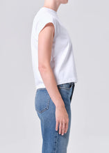 Load image into Gallery viewer, Bryce Cap Sleeve Tee, White
