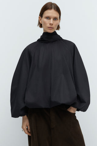 Bow Shirt, Black