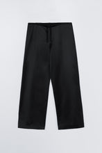 Load image into Gallery viewer, Satin Relaxed Pants, Black
