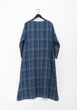 Load image into Gallery viewer, Check Dress, Indigo
