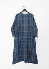 Load image into Gallery viewer, Check Dress, Indigo
