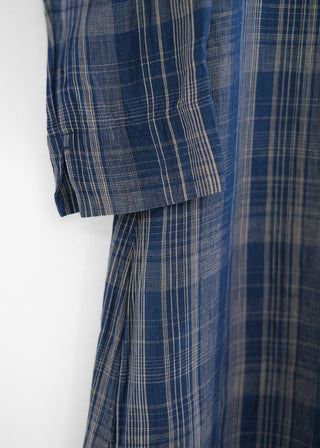 Check Dress, Indigo