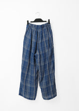 Load image into Gallery viewer, Check Pants, Indigo
