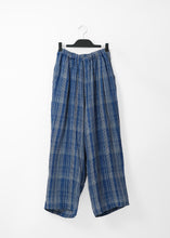 Load image into Gallery viewer, Check Pants, Indigo
