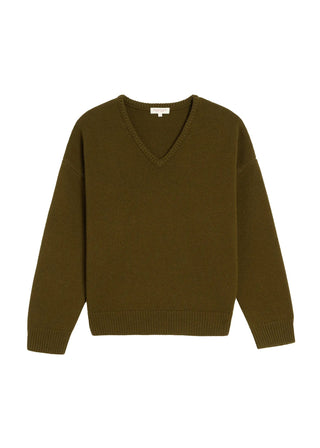 Cleo Merino Wool Sweater, Loden