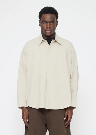 Cocoon Dress Shirt, Almond