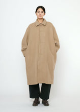Load image into Gallery viewer, Cuffed Wool Coat, Desert Sand
