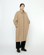 Load image into Gallery viewer, Cuffed Wool Coat, Desert Sand
