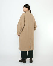 Load image into Gallery viewer, Cuffed Wool Coat, Desert Sand
