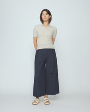 Load image into Gallery viewer, Collared Short Sleeves, Speckle Beige
