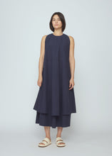 Load image into Gallery viewer, Papery Layered Dress, Navy
