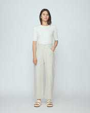 Load image into Gallery viewer, Ribbed Short Sleeves, Off-White
