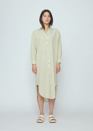 Striped Dolman Maxi, Mustard Stripes